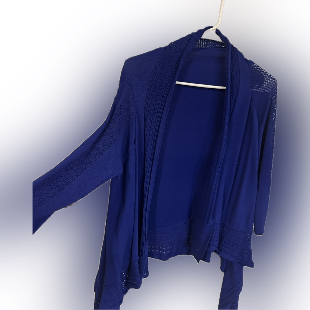 Cable & Gauge Royal Blue Women's Cardigan